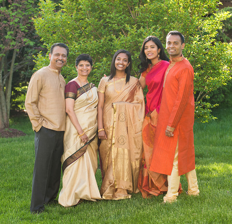 Indian Family Portrait by MarkLovettPhotography.com Gaithersburg, MD